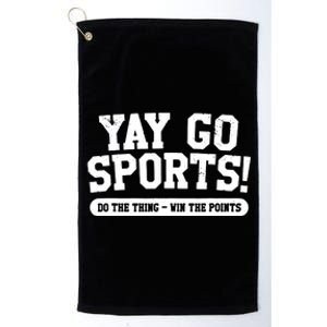 Yay Go Sports! Funny Sports Platinum Collection Golf Towel