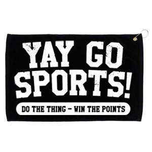 Yay Go Sports! Funny Sports Grommeted Golf Towel