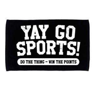 Yay Go Sports! Funny Sports Microfiber Hand Towel