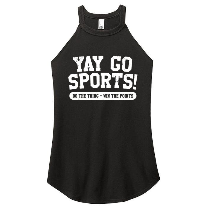 Yay Go Sports! Funny Sports Women's Perfect Tri Rocker Tank