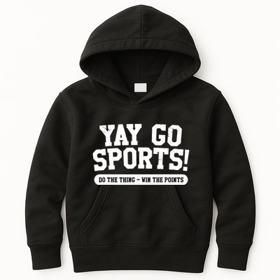 Yay Go Sports! Funny Sports Kids Hoodie