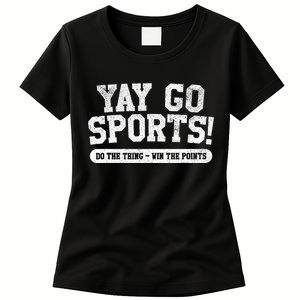 Yay Go Sports! Funny Sports Women's T-Shirt