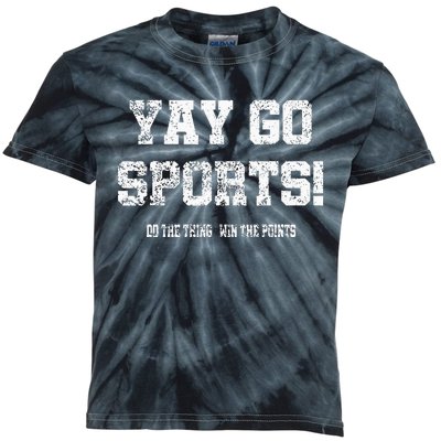 Yay Go Sports! Funny Sports Kids Tie-Dye T-Shirt