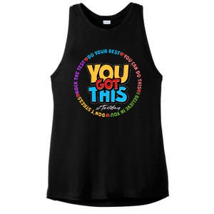 You Got This #Test Day Ladies PosiCharge Tri-Blend Wicking Tank