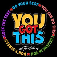 You Got This #Test Day 7-Panel Snapback Hat