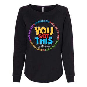 You Got This #Test Day Womens California Wash Sweatshirt