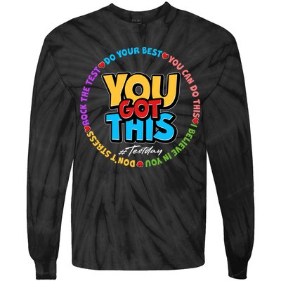 You Got This #Test Day Tie-Dye Long Sleeve Shirt