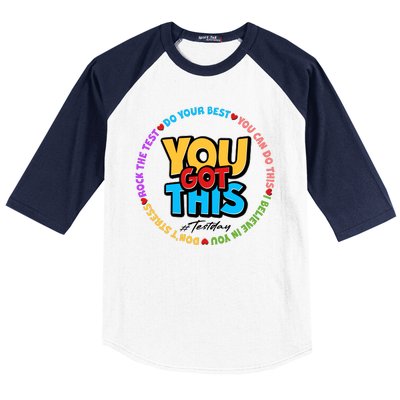 You Got This #Test Day Baseball Sleeve Shirt