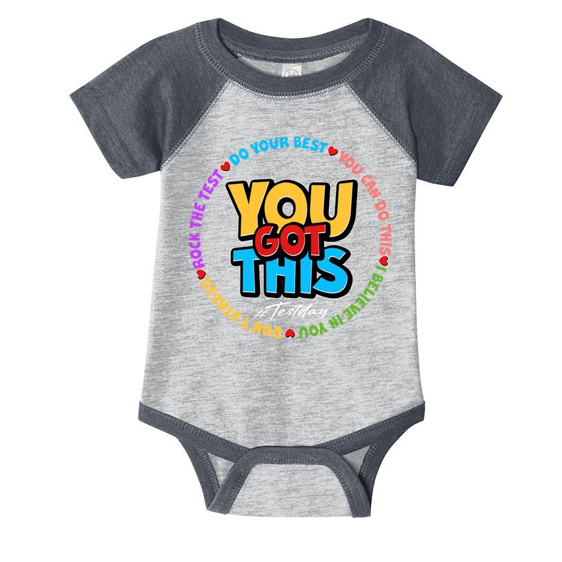You Got This #Test Day Infant Baby Jersey Bodysuit
