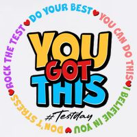 You Got This #Test Day Cool Comfort Performance Bucket Hat