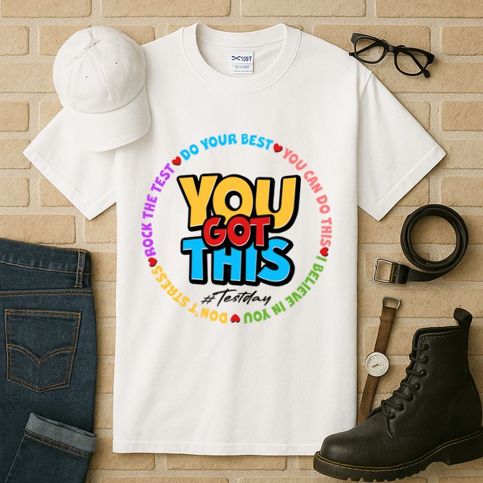 You Got This #Test Day Tall T-Shirt
