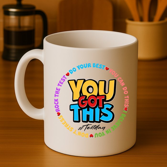 You Got This #Test Day Mug