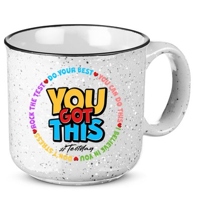 You Got This #Test Day 15oz Campfire Ceramic Mug