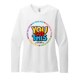 You Got This #Test Day Womens CVC Long Sleeve Shirt