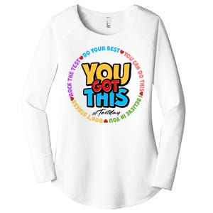 You Got This #Test Day Women's Perfect Tri Tunic Long Sleeve Shirt