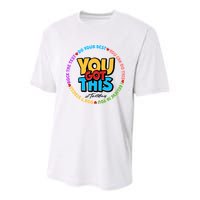 You Got This #Test Day Youth Performance Sprint T-Shirt