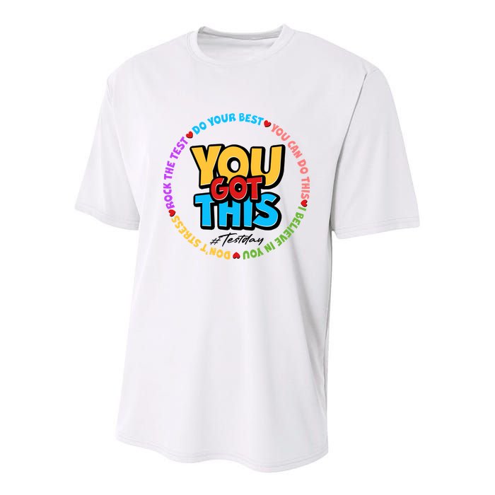 You Got This #Test Day Youth Performance Sprint T-Shirt