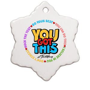 You Got This #Test Day Ceramic Star Ornament