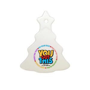 You Got This #Test Day Ceramic Tree Ornament