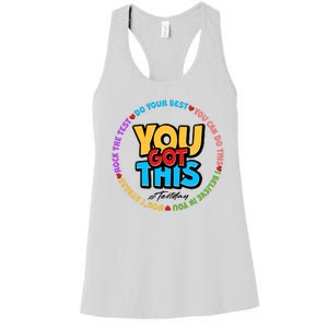 You Got This #Test Day Women's Racerback Tank