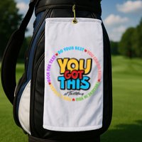 You Got This #Test Day Golf Towel