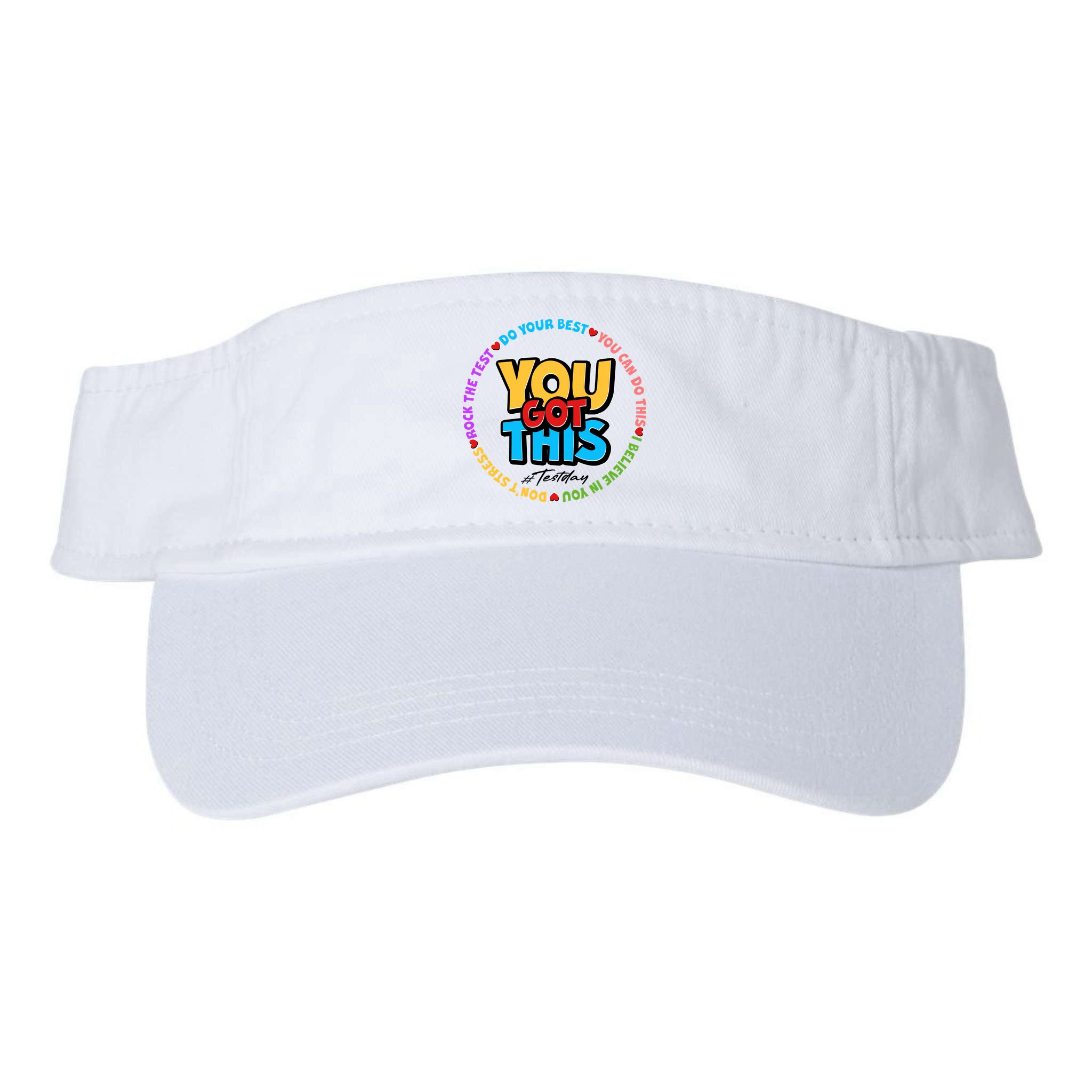 You Got This #Test Day Visor