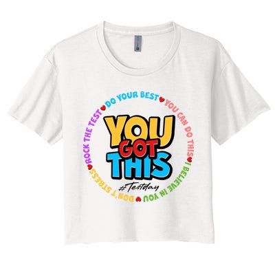You Got This #Test Day Crop Top