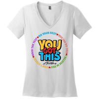 You Got This #Test Day Women's V-Neck T-Shirt