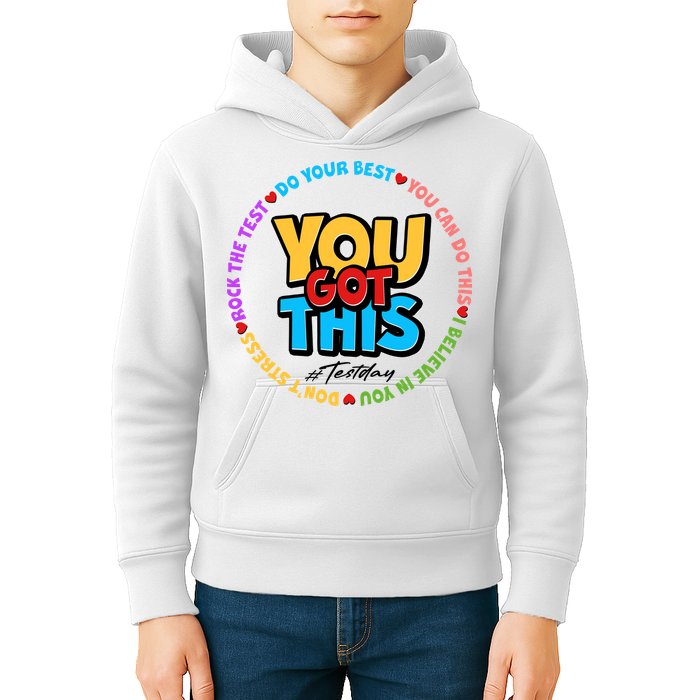 You Got This #Test Day Kids Hoodie