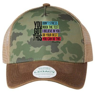 You Got This, Don't Stress Rock The Test, Test Day Legacy Tie Dye Trucker Hat