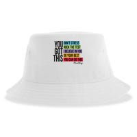 You Got This, Don't Stress Rock The Test, Test Day Sustainable Bucket Hat