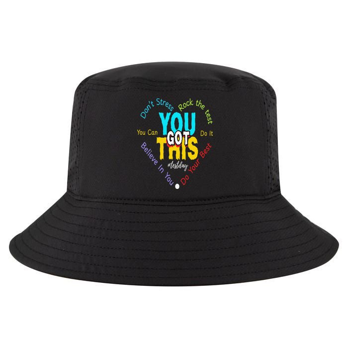 You Got This DonT Stress Rock The Test Test Day Teacher Cool Comfort Performance Bucket Hat