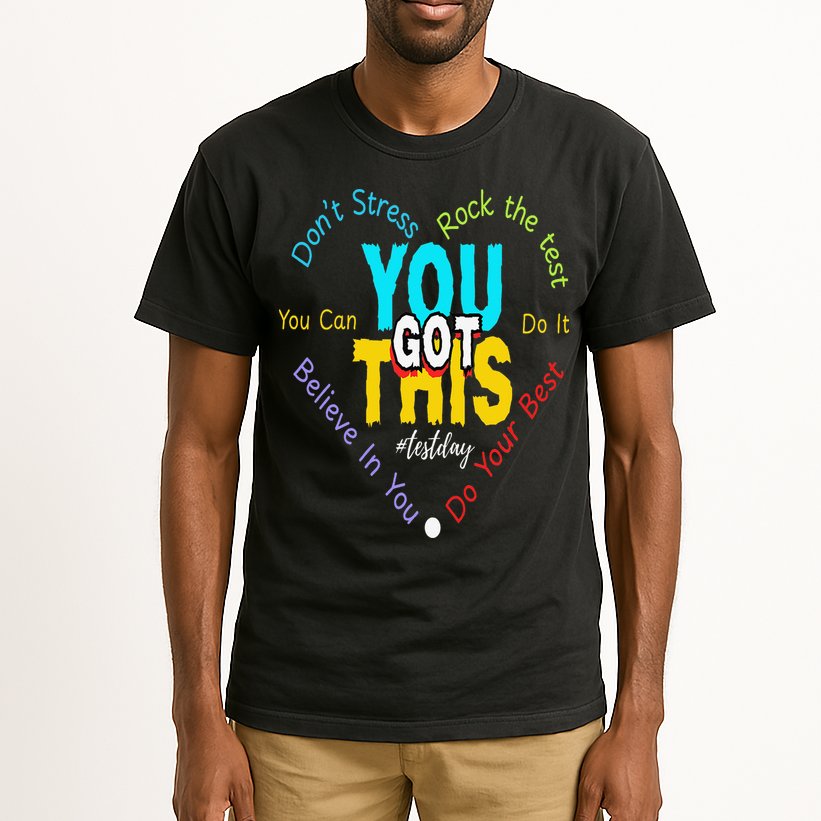 You Got This DonT Stress Rock The Test Test Day Teacher Tall T-Shirt