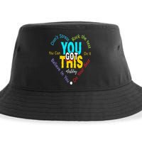 You Got This DonT Stress Rock The Test Test Day Teacher Sustainable Bucket Hat