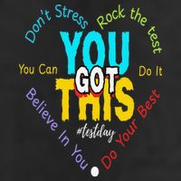 You Got This DonT Stress Rock The Test Test Day Teacher Adult Drive Performance Visor