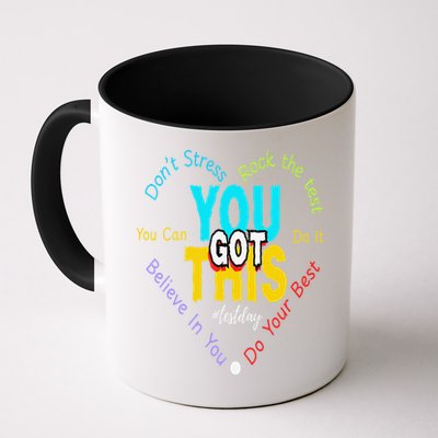 You Got This DonT Stress Rock The Test Test Day Teacher Mug