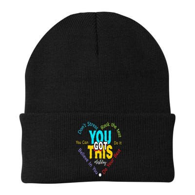 You Got This DonT Stress Rock The Test Test Day Teacher Beanie
