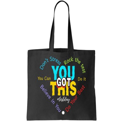 You Got This DonT Stress Rock The Test Test Day Teacher Bag