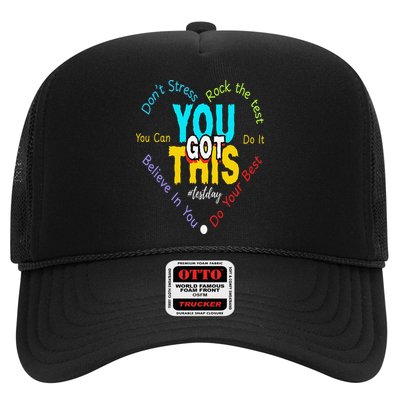 You Got This DonT Stress Rock The Test Test Day Teacher Trucker Hat