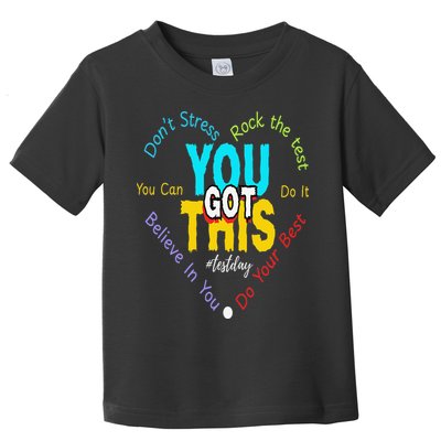 You Got This DonT Stress Rock The Test Test Day Teacher Toddler T-Shirt