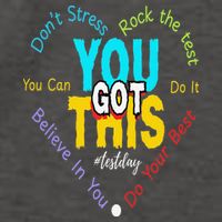 You Got This DonT Stress Rock The Test Test Day Teacher Vector Backpack