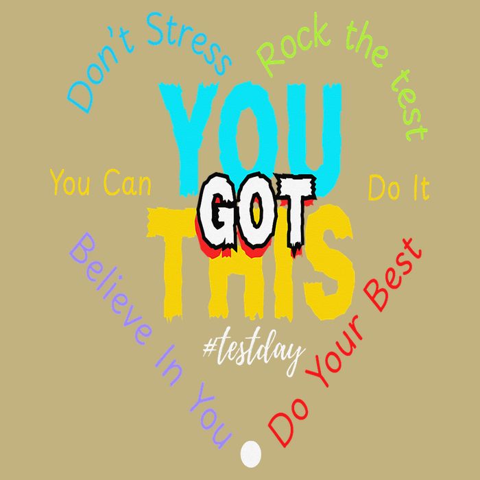 You Got This DonT Stress Rock The Test Test Day Teacher Cooling Performance Crew T-Shirt