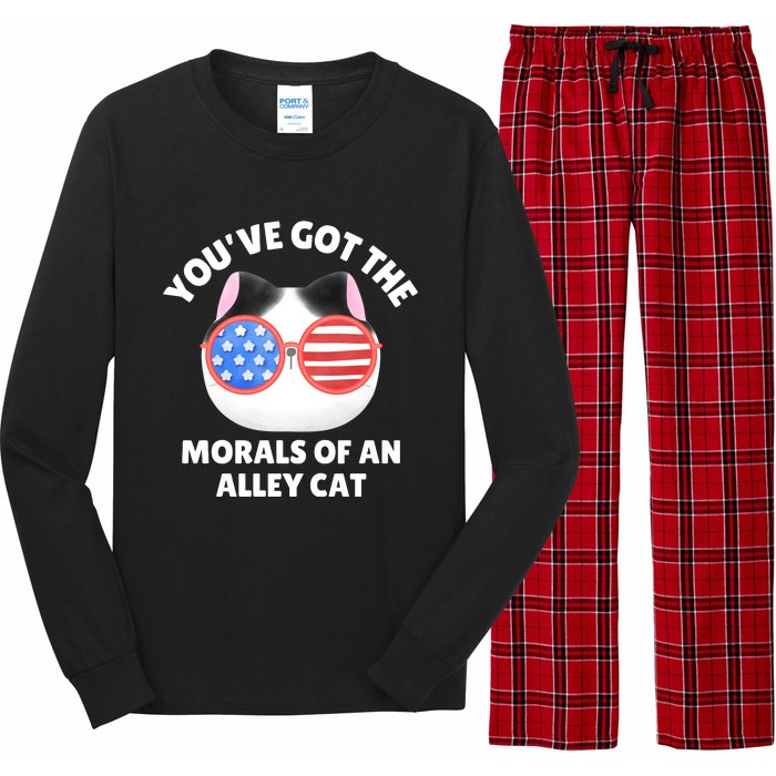 You’Ve Got The Morals Of An Alley Cat Long Sleeve Pajama Set