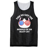 You’Ve Got The Morals Of An Alley Cat Mesh Reversible Basketball Jersey Tank