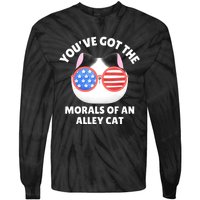 You’Ve Got The Morals Of An Alley Cat Tie-Dye Long Sleeve Shirt