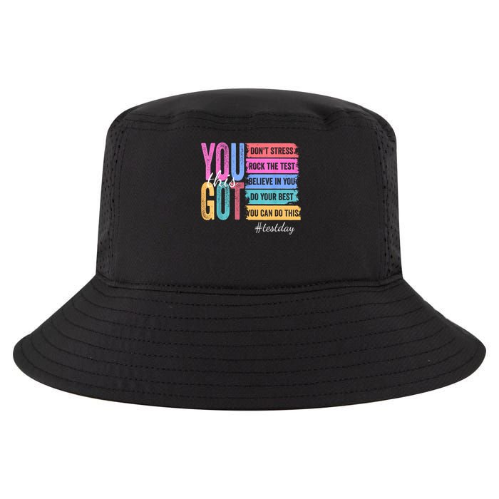 You Got This Don'T Stress Rock The Test Test Day  Cool Comfort Performance Bucket Hat