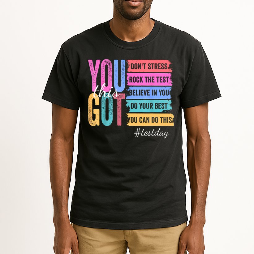 You Got This Don'T Stress Rock The Test Test Day  Tall T-Shirt