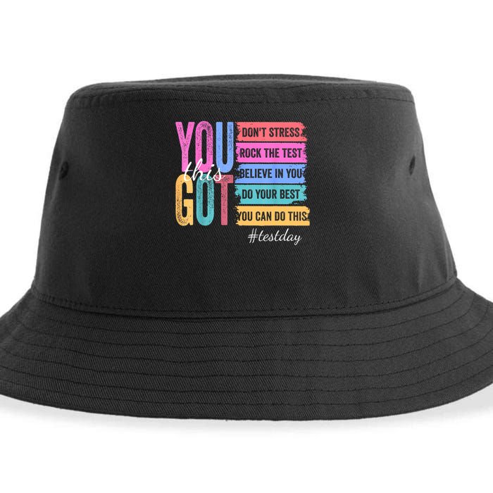 You Got This Don'T Stress Rock The Test Test Day  Sustainable Bucket Hat