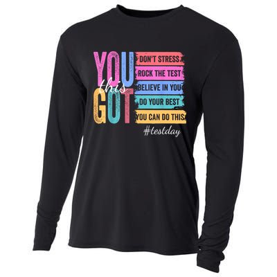 You Got This Don'T Stress Rock The Test Test Day  Cooling Performance Long Sleeve Crew