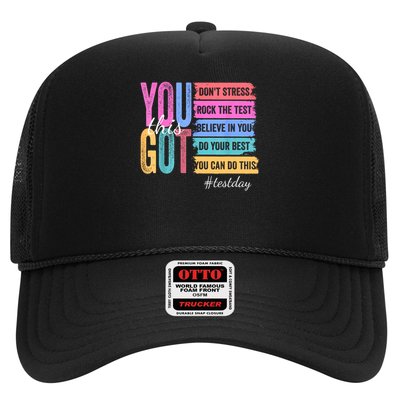 You Got This Don'T Stress Rock The Test Test Day  Trucker Hat